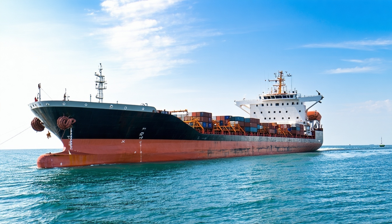 Logo d'une entreprise de transport maritime